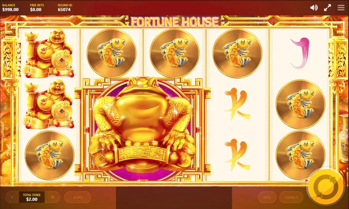 Fortune House Slot Spieloberfl&auml;che